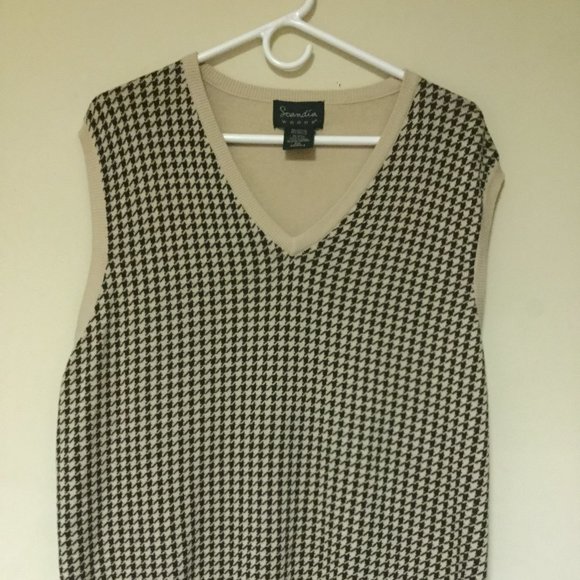 Scendia Woods Other - Scendia Woods Men's Houndstooth Sweater Vest